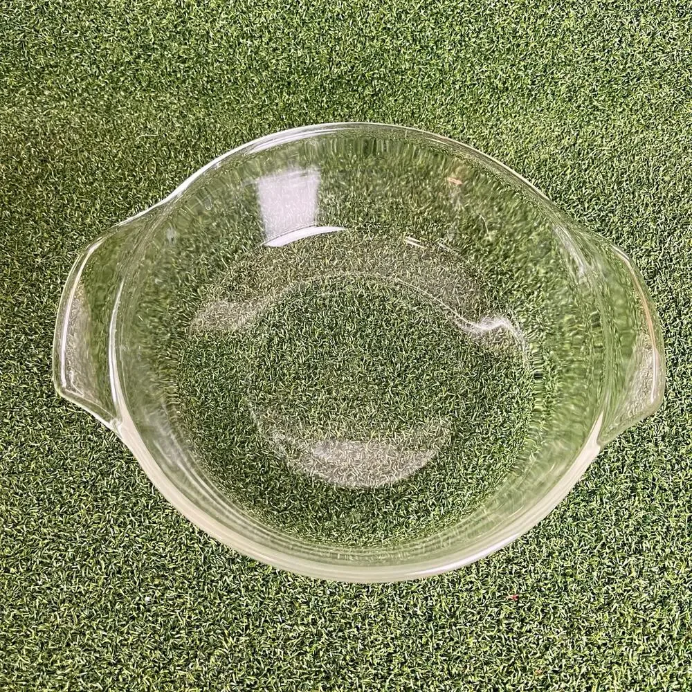 Vintage Fire King Anchor Hocking Clear Glass Bowl Dish 1 QT